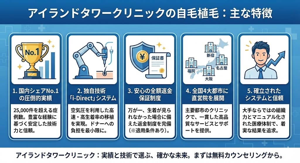 アイランドタワークリニックの特徴