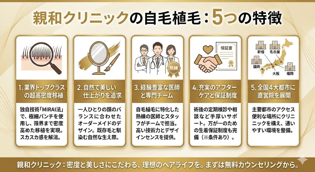 親和クリニックの特徴